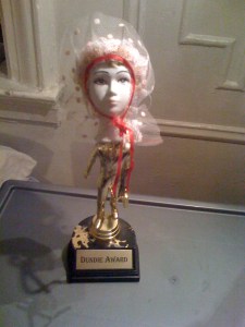 Dundie I declare bankruptcy! Pam is that you?