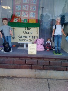 Apparently good samaritans need creepy dolls to function.
