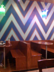Twin Peaks anyone? The falafel place masquerading as the Black Lodge.