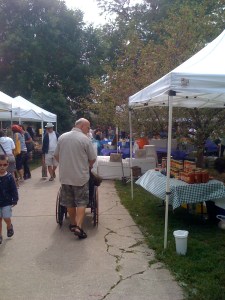 I managed to brighten the day for a couple of farmers by not purchasing any of their products.