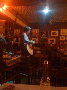 There's nothing like a blue spotlight to make someone look healthy.